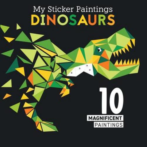 9781641241861 My Sticker Paintings Dinosaurs
