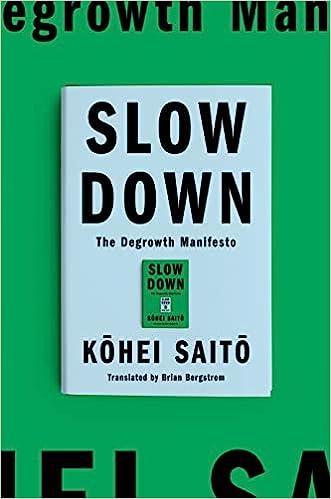 9781662602368 Slow Down: The Degrowth Manifesto