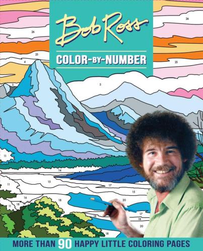 9781667201818 Bob Ross Color-By-Number