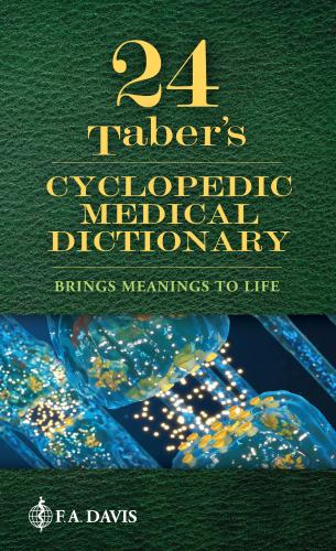 9781719642859 Taber's Cyclopedic Medical Dictionary