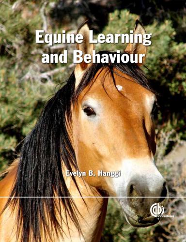 9781780640396 Equine Learning & Behaviour