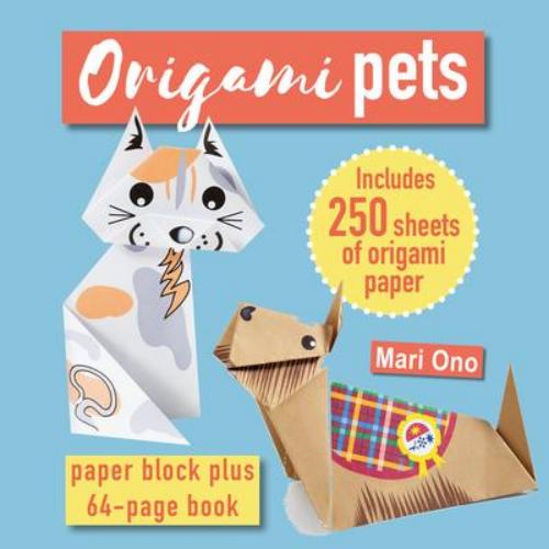 9781800650992 Origami Pets: Paper Block Plus 64- Page Book