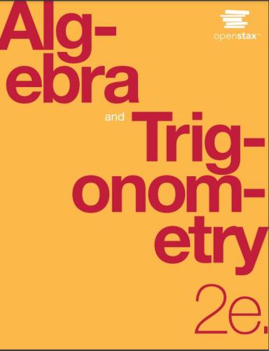 Oer Algebra & Trigonometry Print On Demand (Final Sale)