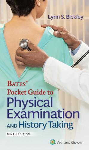 9781975109875 Bates' Pocket Guide To Physical Examination & History Taking