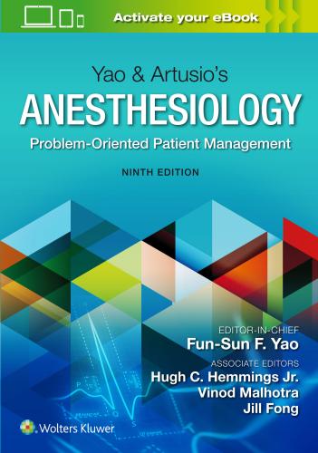9781975120016 Yao & Artusio's Anesthesiology: Problem-Oriented Pain Mgmt