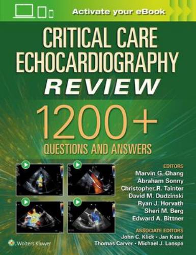 9781975144135 Critical Care Echocardiology Review: 1200+ Questions &...