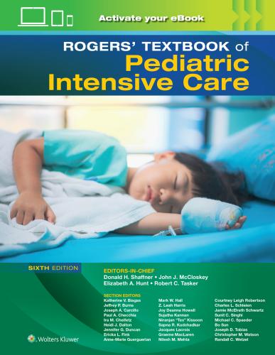 9781975174217 Rogers' Textbook Of Pediatric Intensive Care