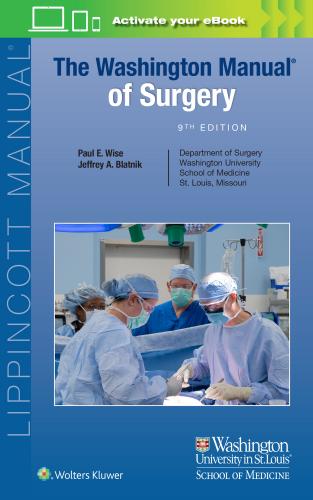 9781975201258 Washington Manual Of Surgery