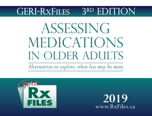 9781988678030 Geri-Rxfiles: Assessing Medication In Older Adults