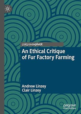 9783031106200 Ethical Critique Of Fur Factory Farming