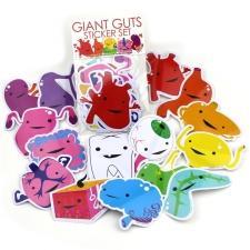 9788765134475 Giant Guts Sticker Set