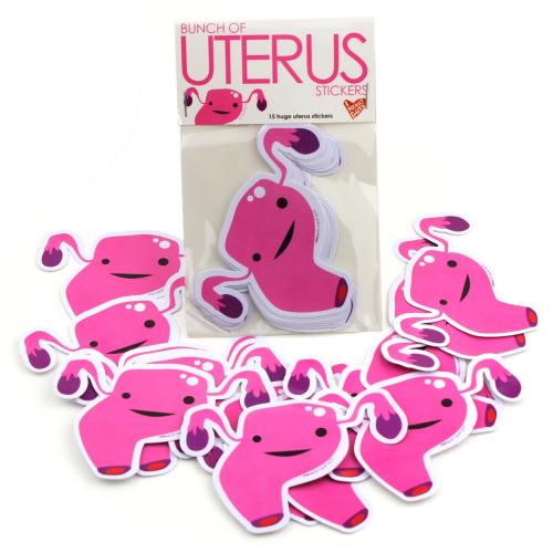 9788765134598 Uterus Sticker