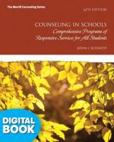Counseling In Schools Etext (Download Does Not Expire)