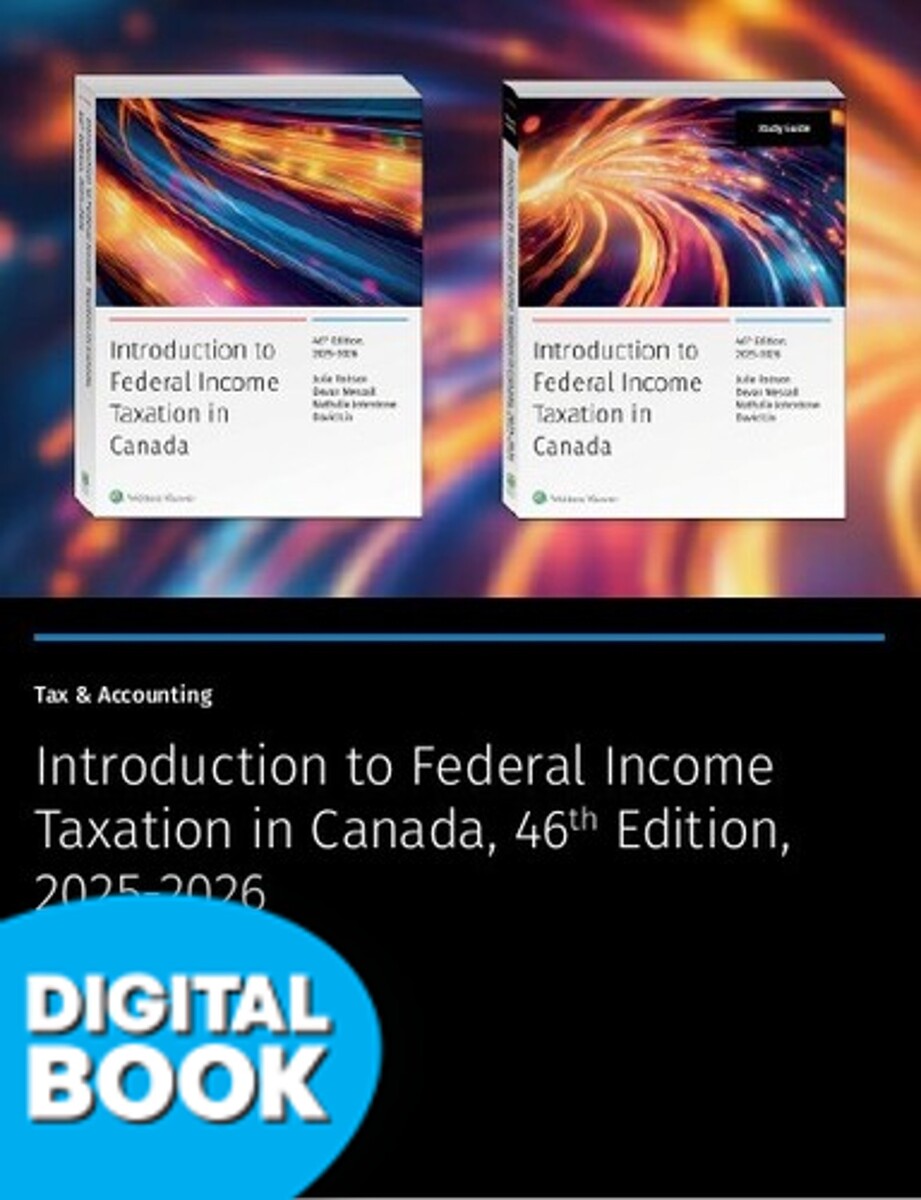 9781773792651 Introduction To Federal Income Taxation In Canada 2025 ...