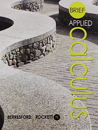 9781305617865 Brief Applied Calculus + WebAssign & eText