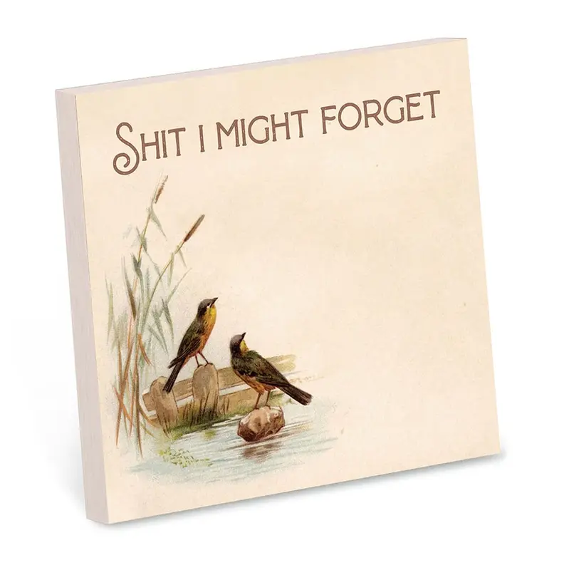 Sticky Note, Shit I Might Forget