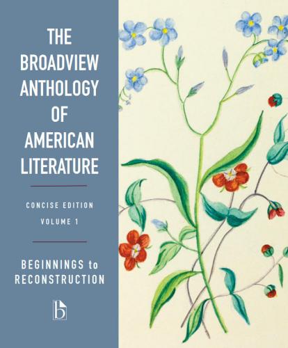 9781554816194 Broadview Anthology Of American Literature Vol 1