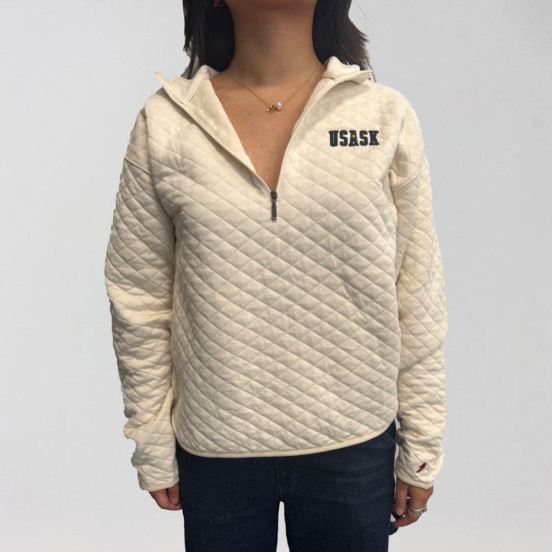 Women's Highland 1/4 Zip, Usask, Eh