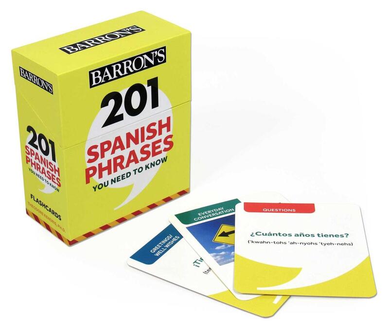 201 Spanish Phrases You Need To Know (Flashcards)