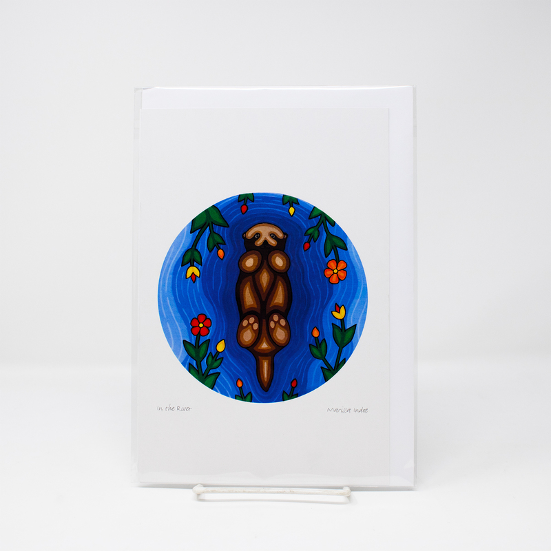 Greeting Card, In The River