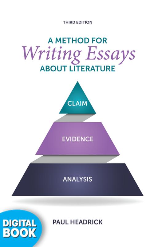 Method For Writing Essays About Literature eText (Perpetual)