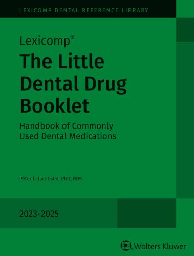 9781591953937 Little Dental Drug Booklet 2023-2025