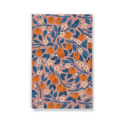 81013519529 Layflat Notebook, Lunar Oranges