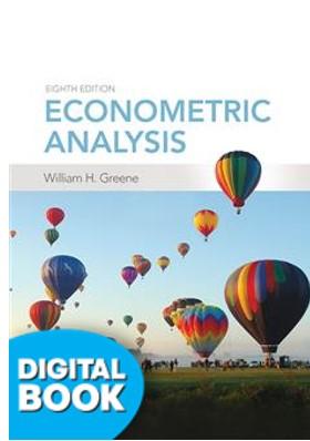 9780134461687 Econometric Analysis eText (Perpetual Access)