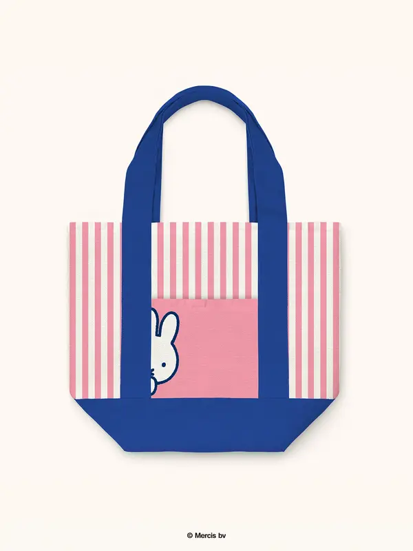 Miffy Taking A Peek Mini Canvas Tote Bag