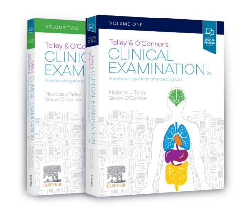 9780729544245 Talley & O'connor's Clinical Examination - 2 Volume Set 9th Edition.