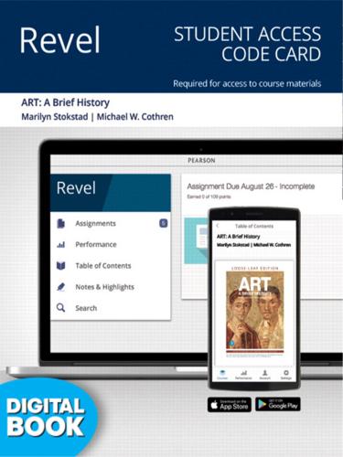 9780135233344 Art: A Brief History eText + Revel (12 Months)