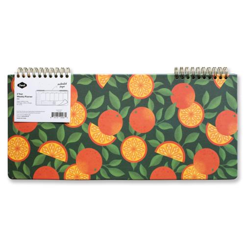 81013519466 2 Year Weekly Planner, Oranges