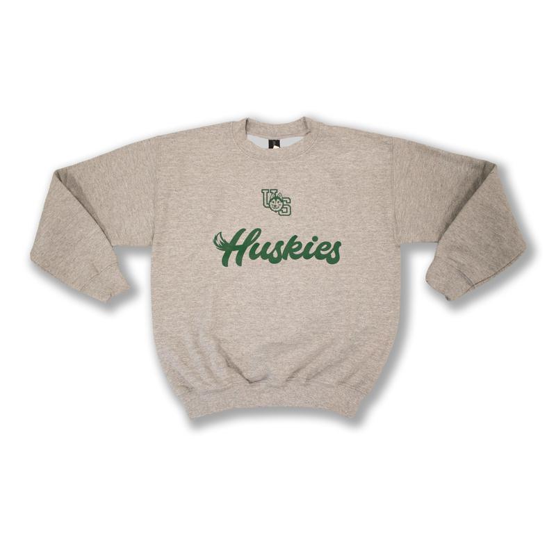 Youth Sweatshirt, Huskies Script