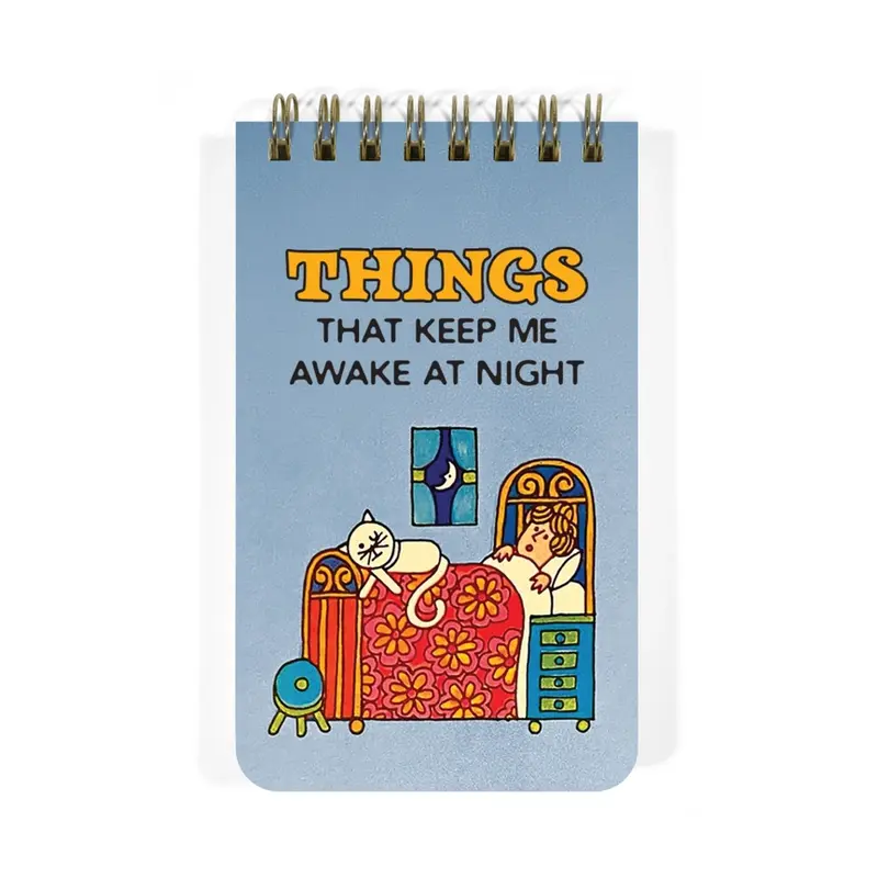 3" X 5" Spiral Notebook, Things That Keep Me Awake At Night