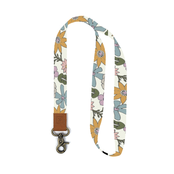 Threads, Mountain Flowers Lanyard
