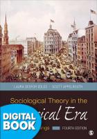 Sociological Theory In The Classical Era: Text & Readings eText (180 Day Access)